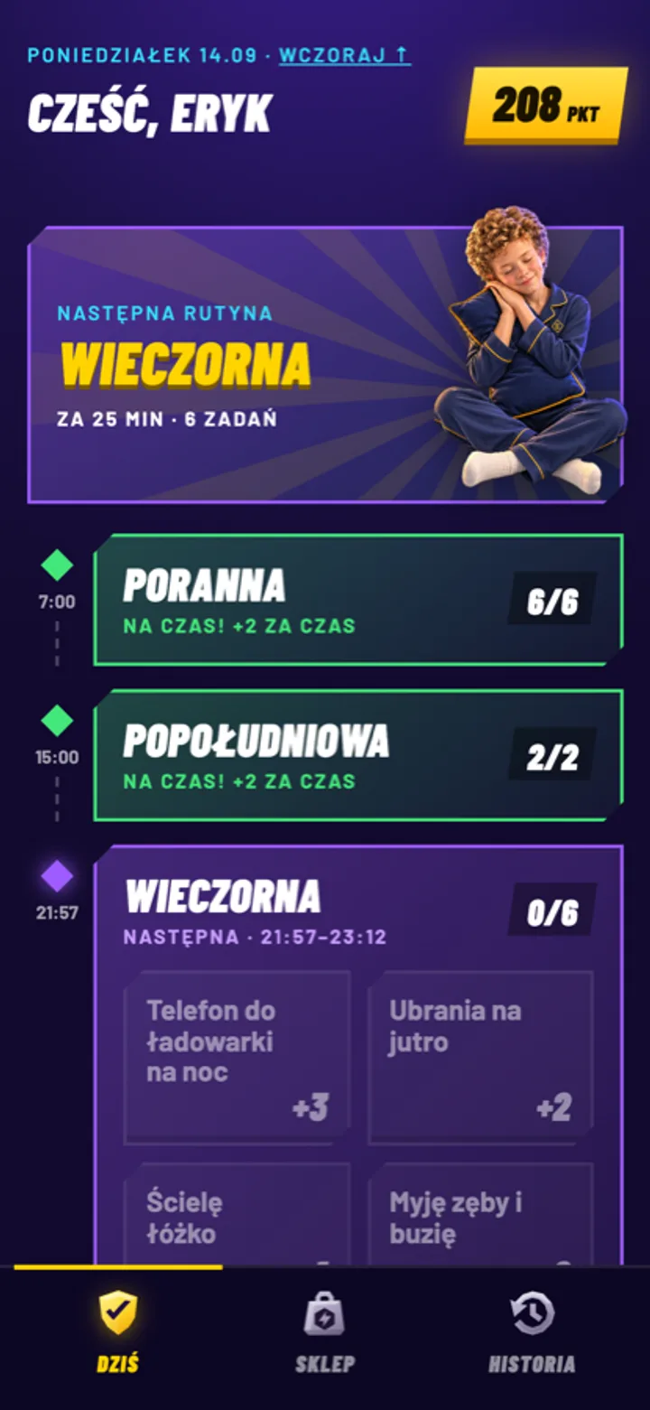 Ekran dziecka: rutyny na dziś